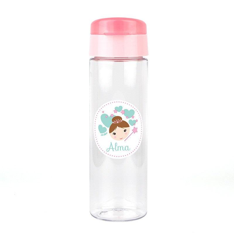 Pack Almuerzo Infantil Fiambrera y Botella Personalizadas Hada Rosa Mi Pipo - Nanetes #